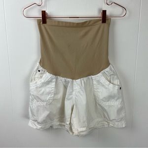 Motherhood Maternity Khaki Chino Lightweight Shorts